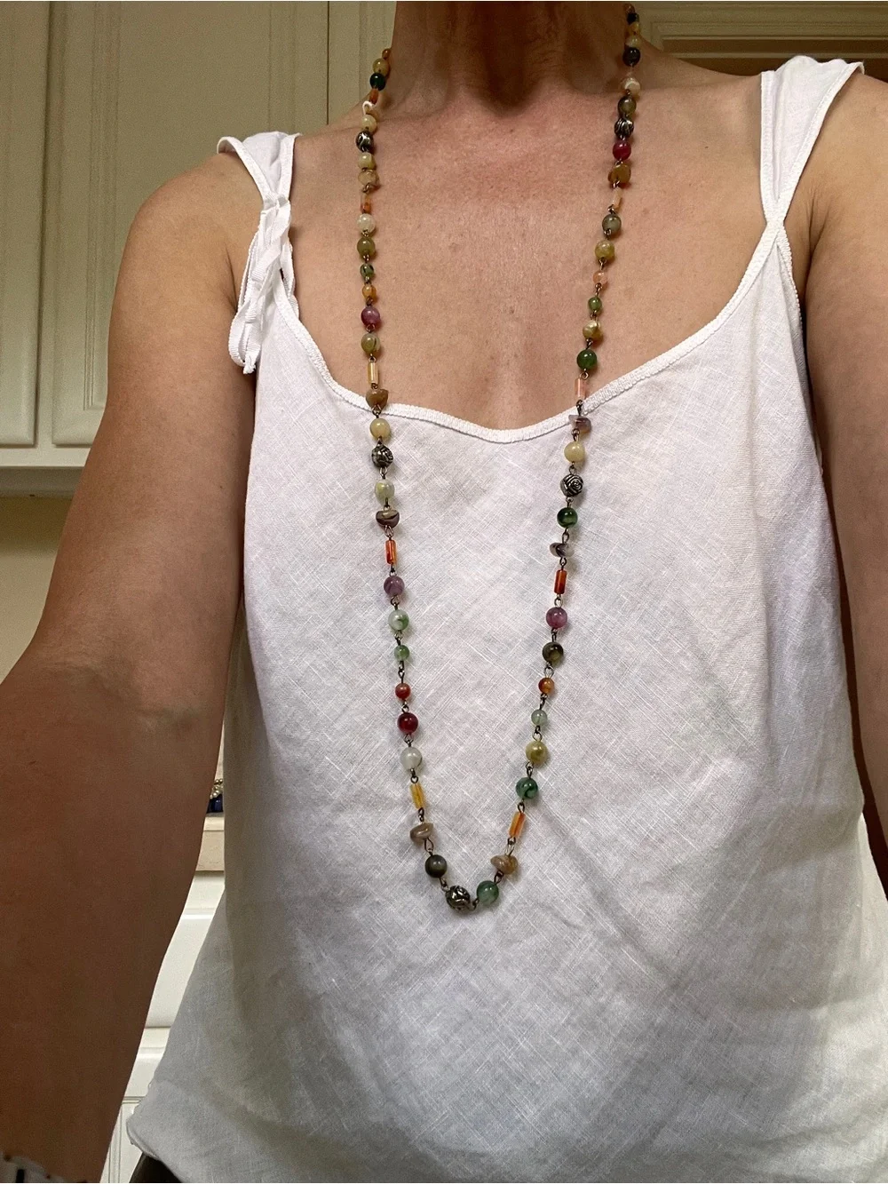 Multi-Color Beaded Necklace - Women Jewelry